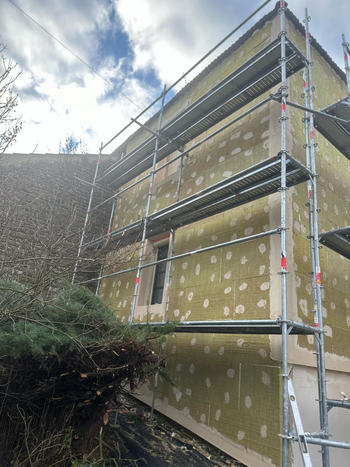 Chantier DLS Façade